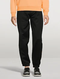 Cotton-Blend Track Pants With Tiger Crest