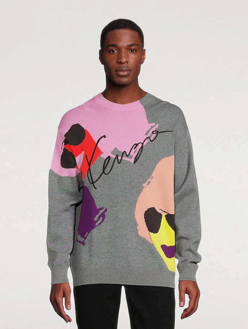 Tribute Cotton And Wool Oversized Sweater