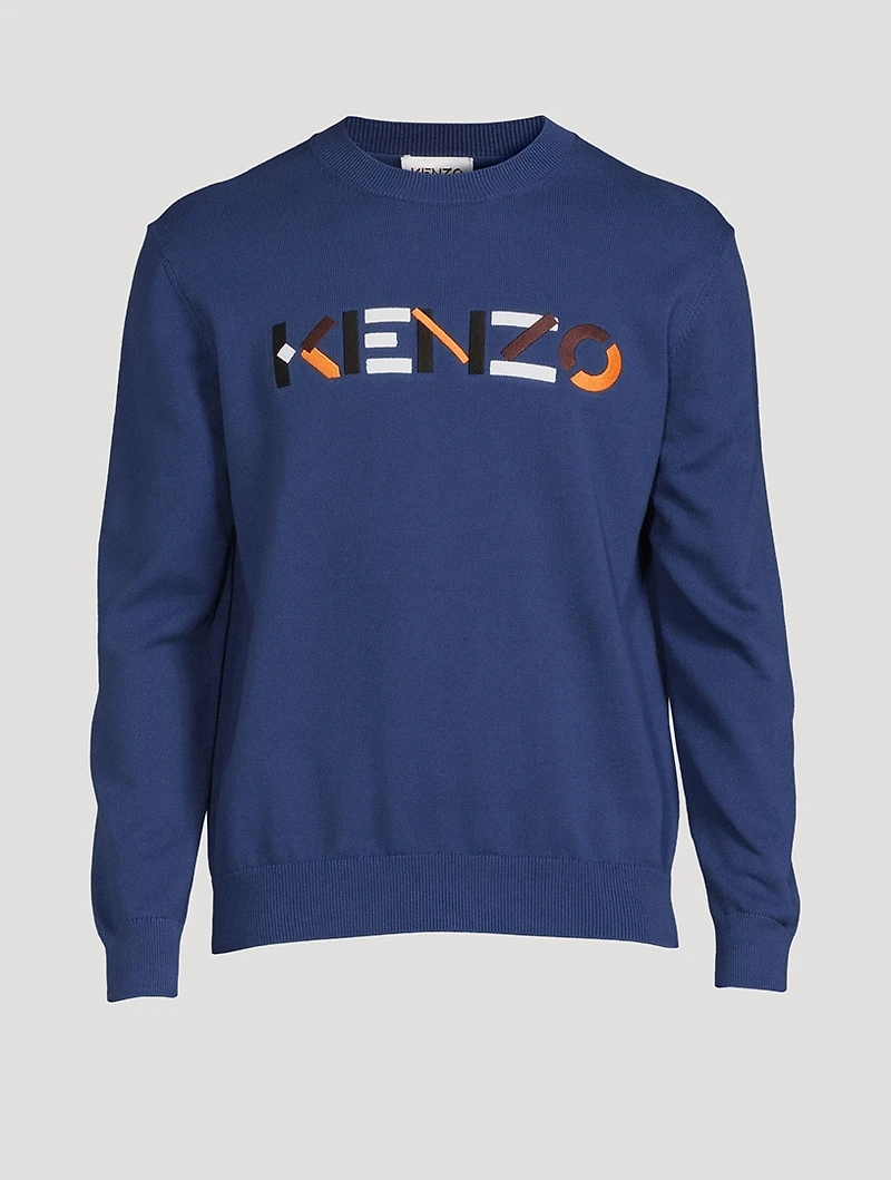 Cotton Logo Sweater