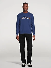 Cotton Logo Sweater