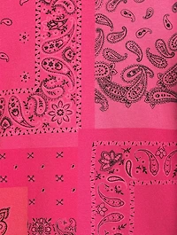 Cotton T-Shirt Bandana Print