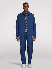 Linen And Cotton Tailored Jacket