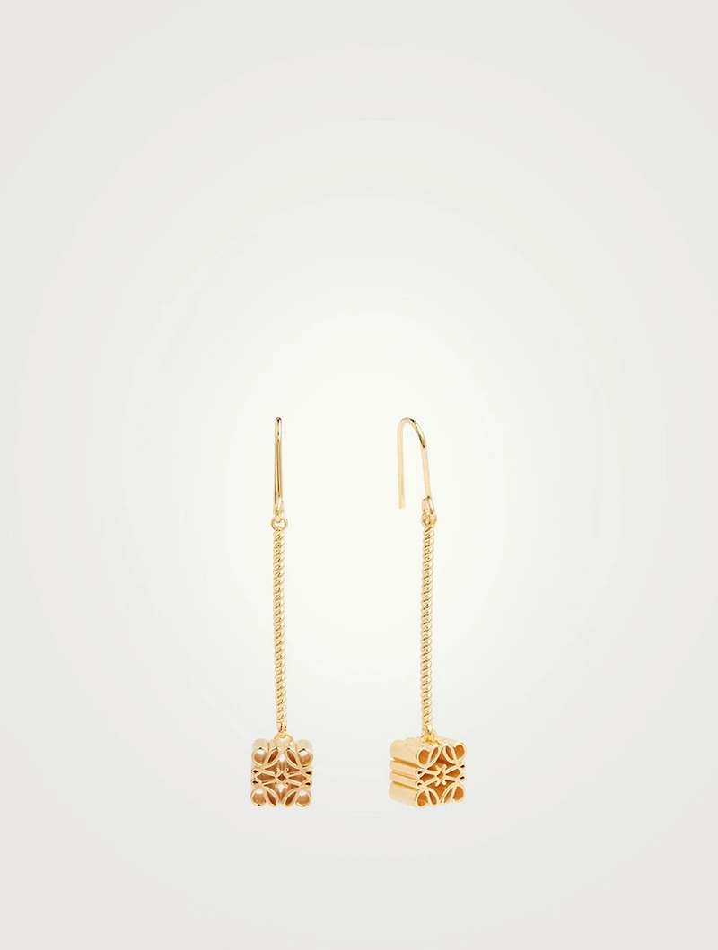 Anagram Drop Earrings
