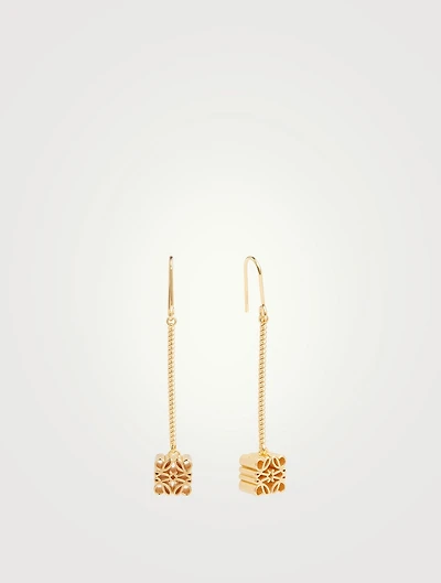 Anagram Drop Earrings