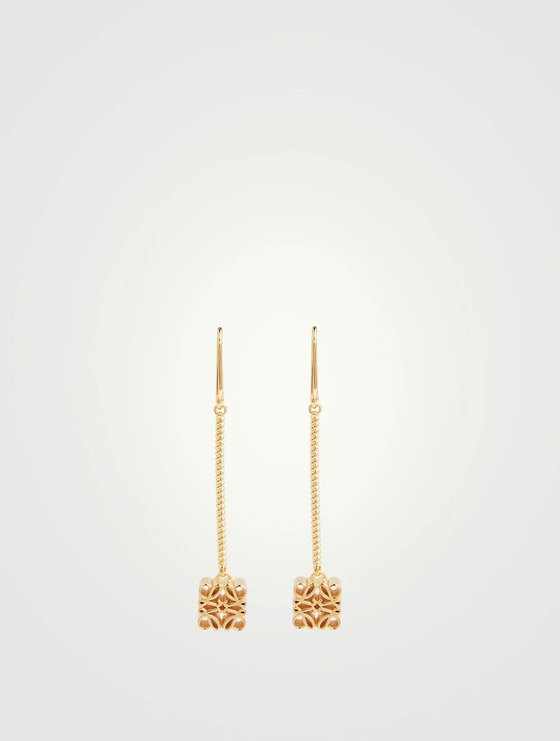 Anagram Drop Earrings