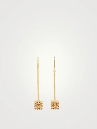 Anagram Drop Earrings
