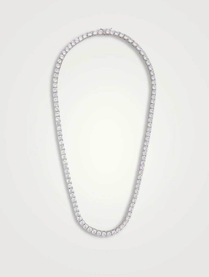 Laguna Tennis Necklace With Crystals