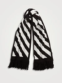 Wool-Blend Arrows Scarf