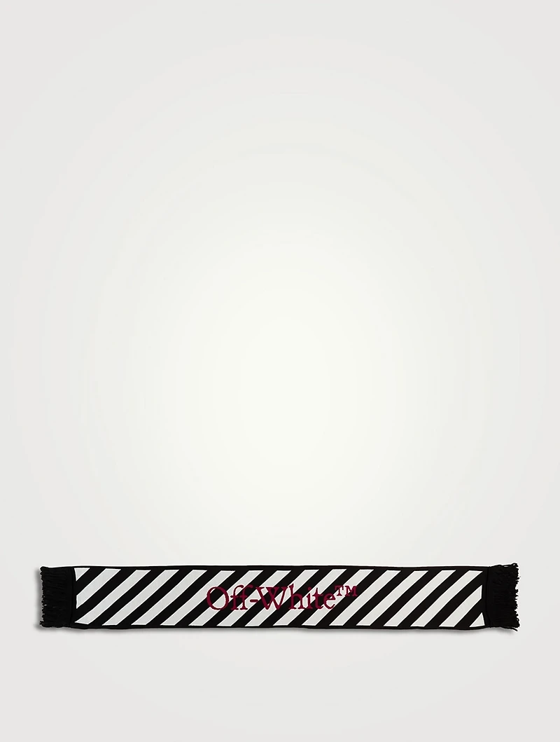 Wool-Blend Arrows Scarf