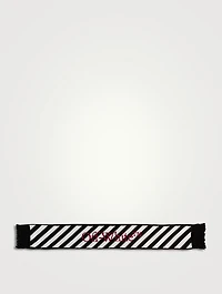 Wool-Blend Arrows Scarf