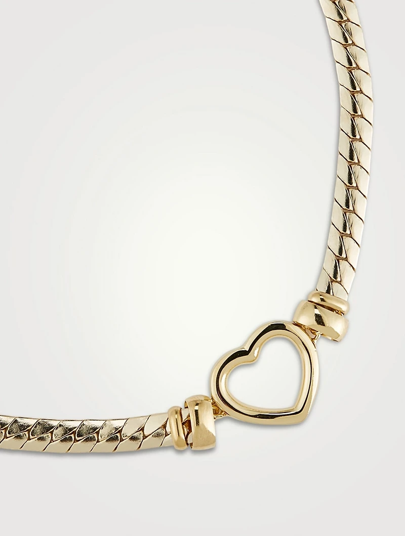 Gemma 14K Gold Plated Collar Necklace