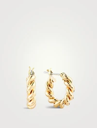 Mini Twist Hoop Earrings