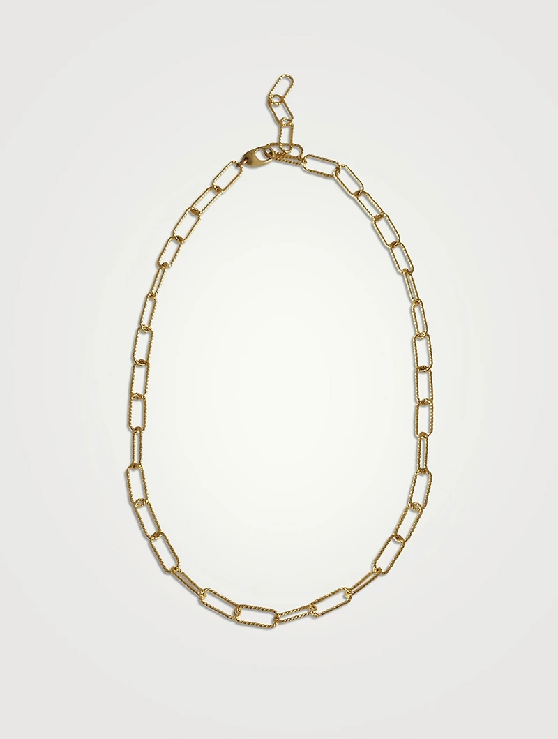 Rosa 14K Gold-Plated Chain Necklace