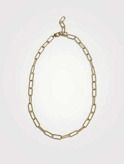 Rosa 14K Gold-Plated Chain Necklace