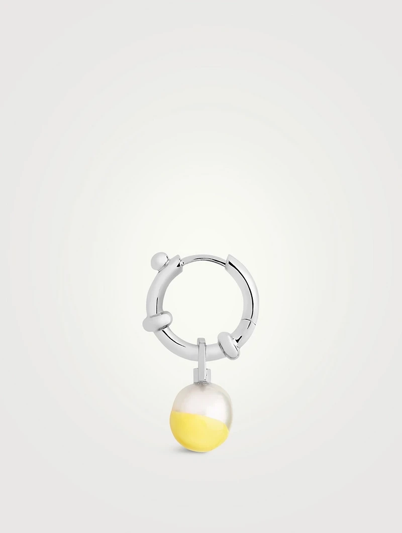 Cha Cha Sterling Silver Earring With Pearl