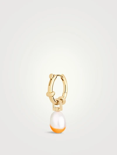 Cha Cha Goldplated Earring With Pearl