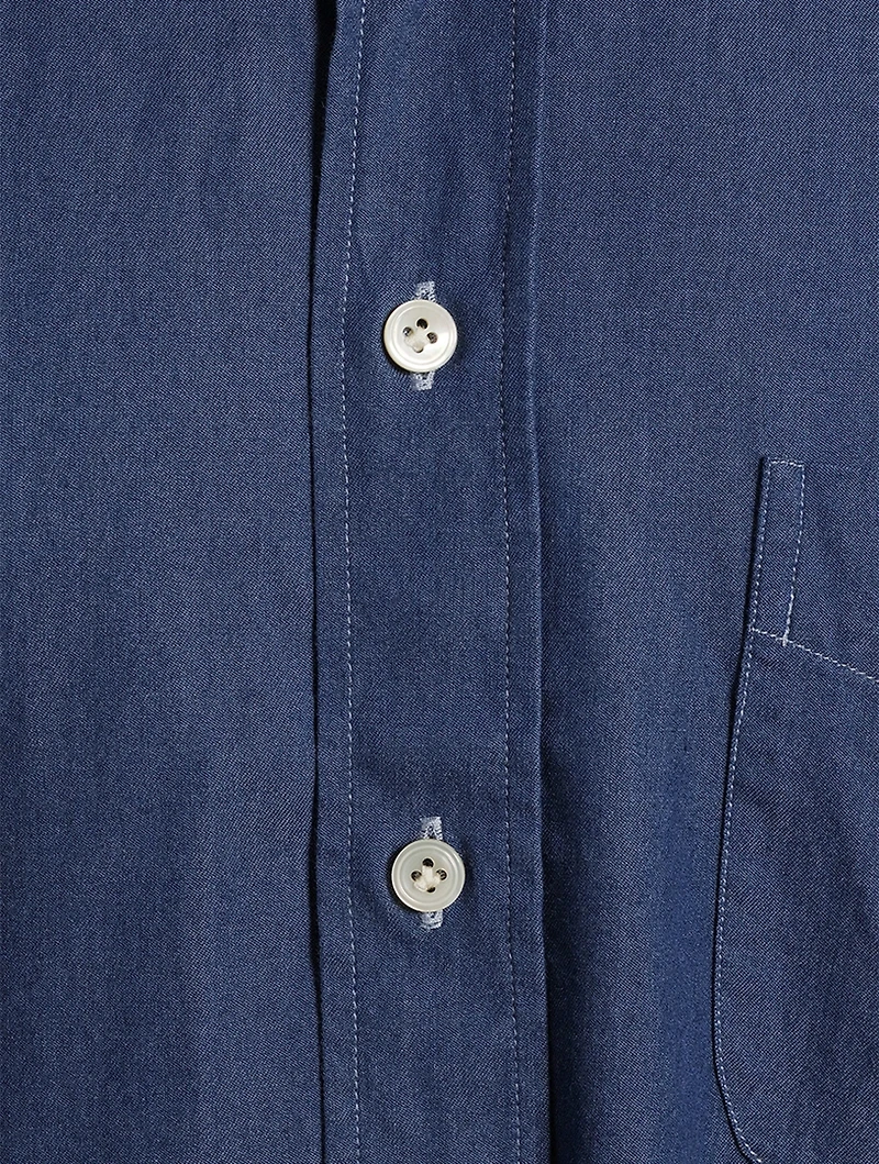 Washed Cotton Denim Shirt