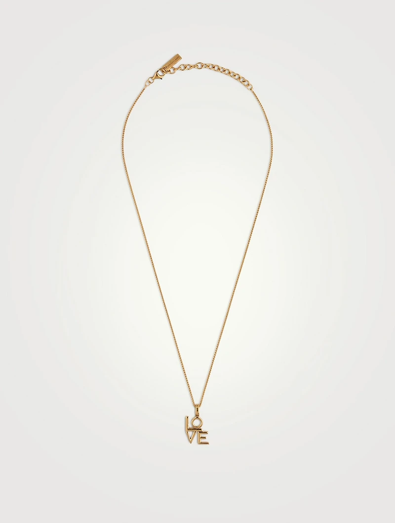 Love Pendant Necklace