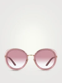 Metal Oval Sunglasses