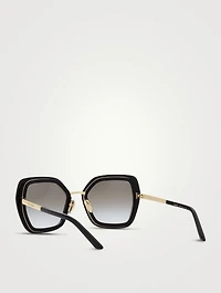 Metal Oversized Sunglasses