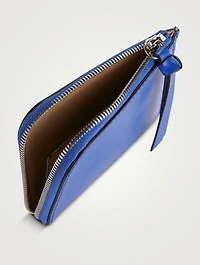 Banner Leather Zip-Around Card Holder