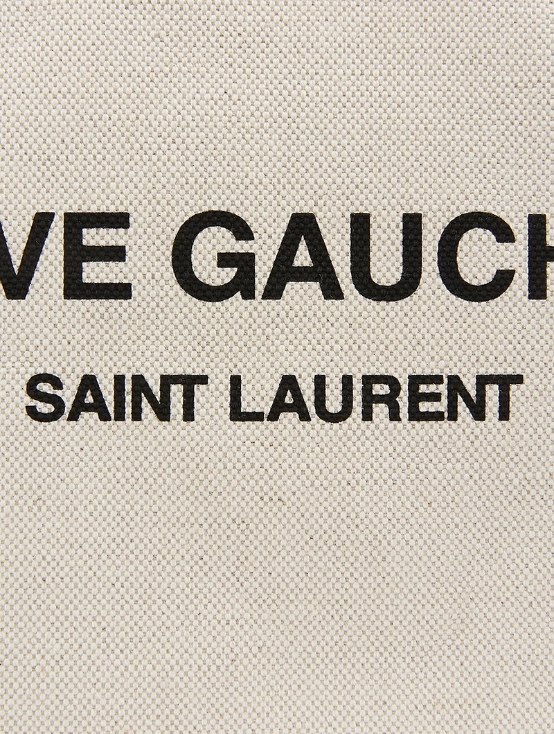 Rive Gauche Canvas Zippered Pouch