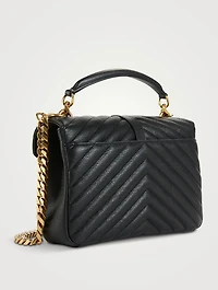 Medium Collége YSL Monogram Leather Bag