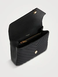 Medium Collége YSL Monogram Leather Bag