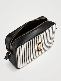 Mini Lou YSL Monogram Canvas Camera Bag In Stripe Print