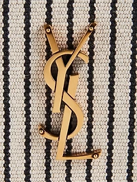 Mini Lou YSL Monogram Canvas Camera Bag In Stripe Print