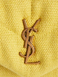 Toy Loulou Puffer YSL Monogram Canvas Chain Bag