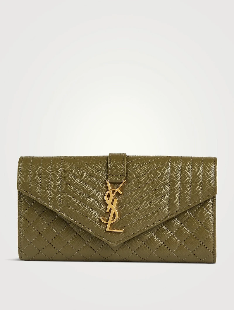 YSL Monogram Leather Wallet