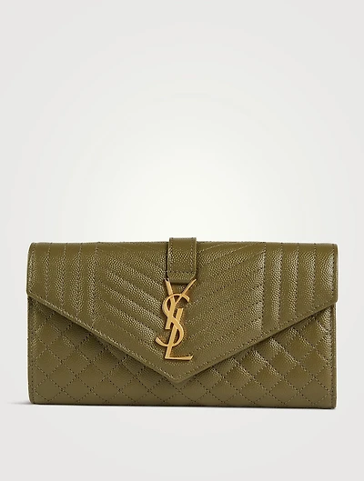 YSL Monogram Leather Wallet