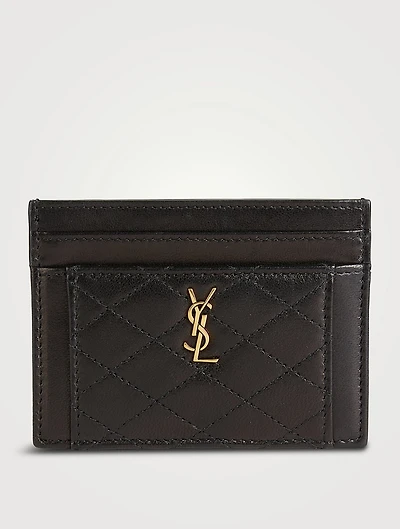 Gaby YSL Monogram Leather Card Case