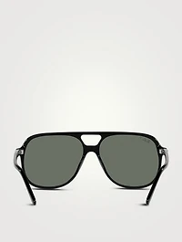 RB2198 Bill Square Aviator Sunglasses
