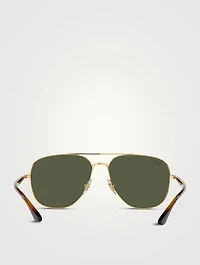 RB3683 Metal Square Aviator Sunglasses