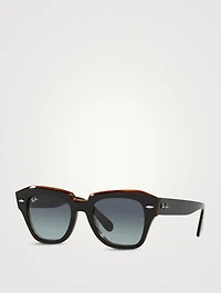RB2186 State Street Fleck Oversized Sunglasses