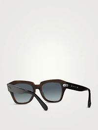 RB2186 State Street Fleck Oversized Sunglasses
