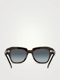 RB2186 State Street Fleck Oversized Sunglasses