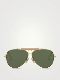 RB3138 Shooter Aviator Sunglasses