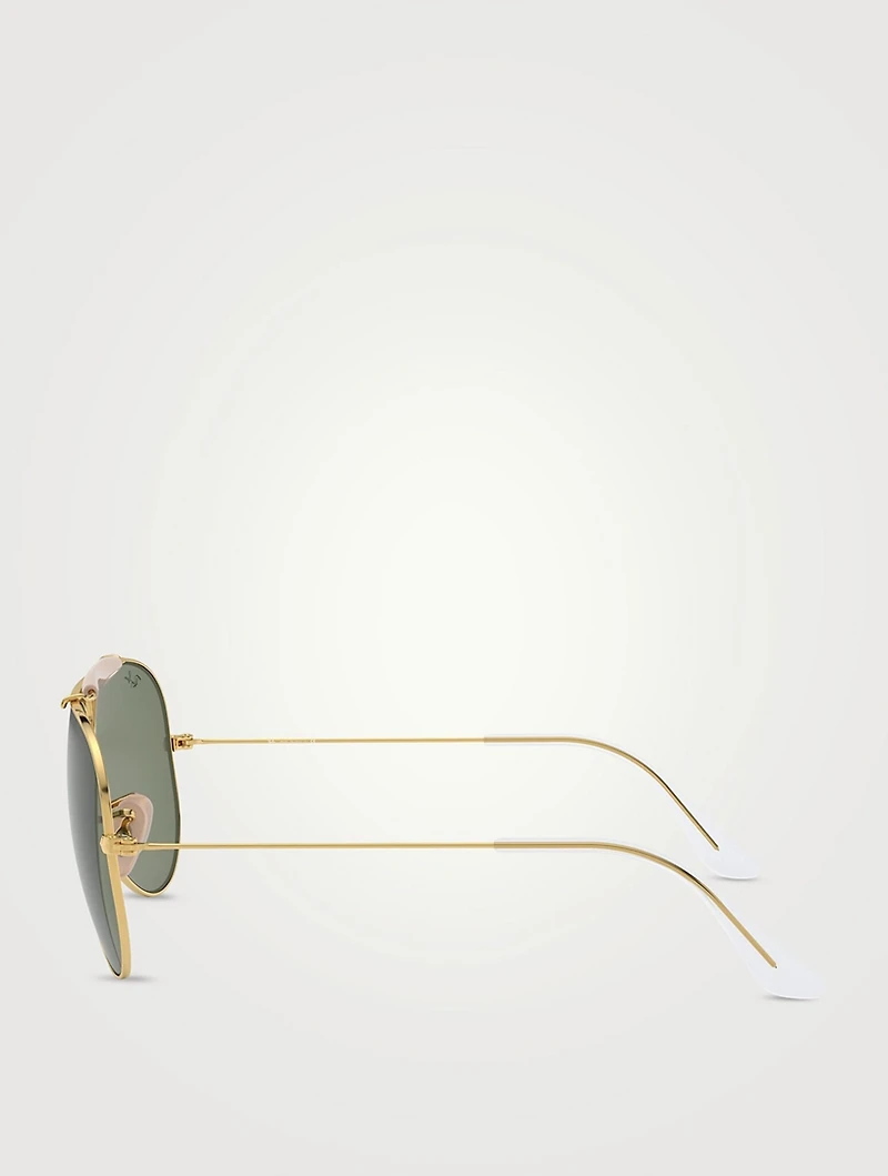 RB3138 Shooter Aviator Sunglasses