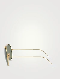 RB3138 Shooter Aviator Sunglasses
