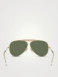 RB3138 Shooter Aviator Sunglasses