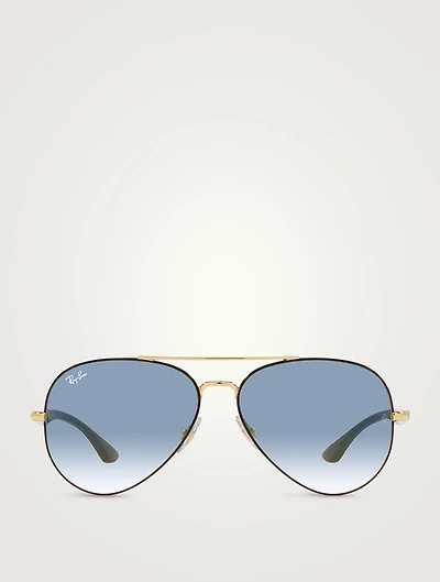 RB3675 Metal Aviator Sunglasses