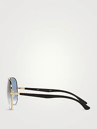 RB3675 Metal Aviator Sunglasses