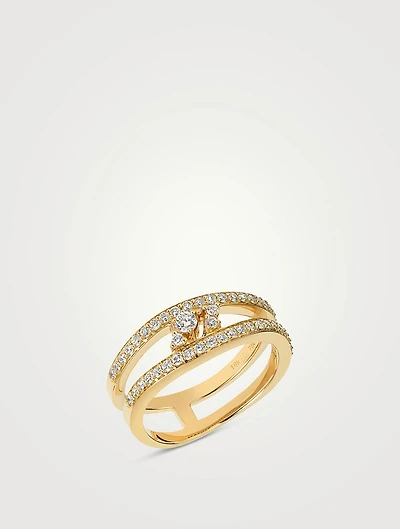 Reverie 18K Gold Ring With Diamonds