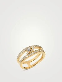Reverie 18K Gold Ring With Diamonds