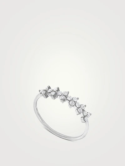Reverie 18K White Gold Ring With Diamonds