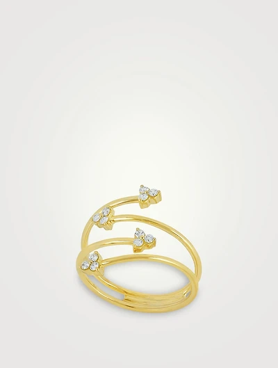 Reverie 18K Gold Ring With Diamonds