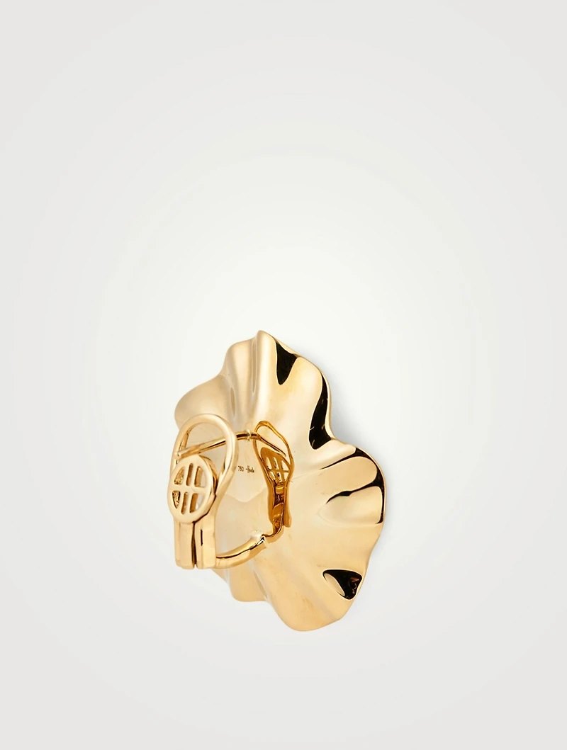 Bahia 18K Gold Earrings With Diamonds